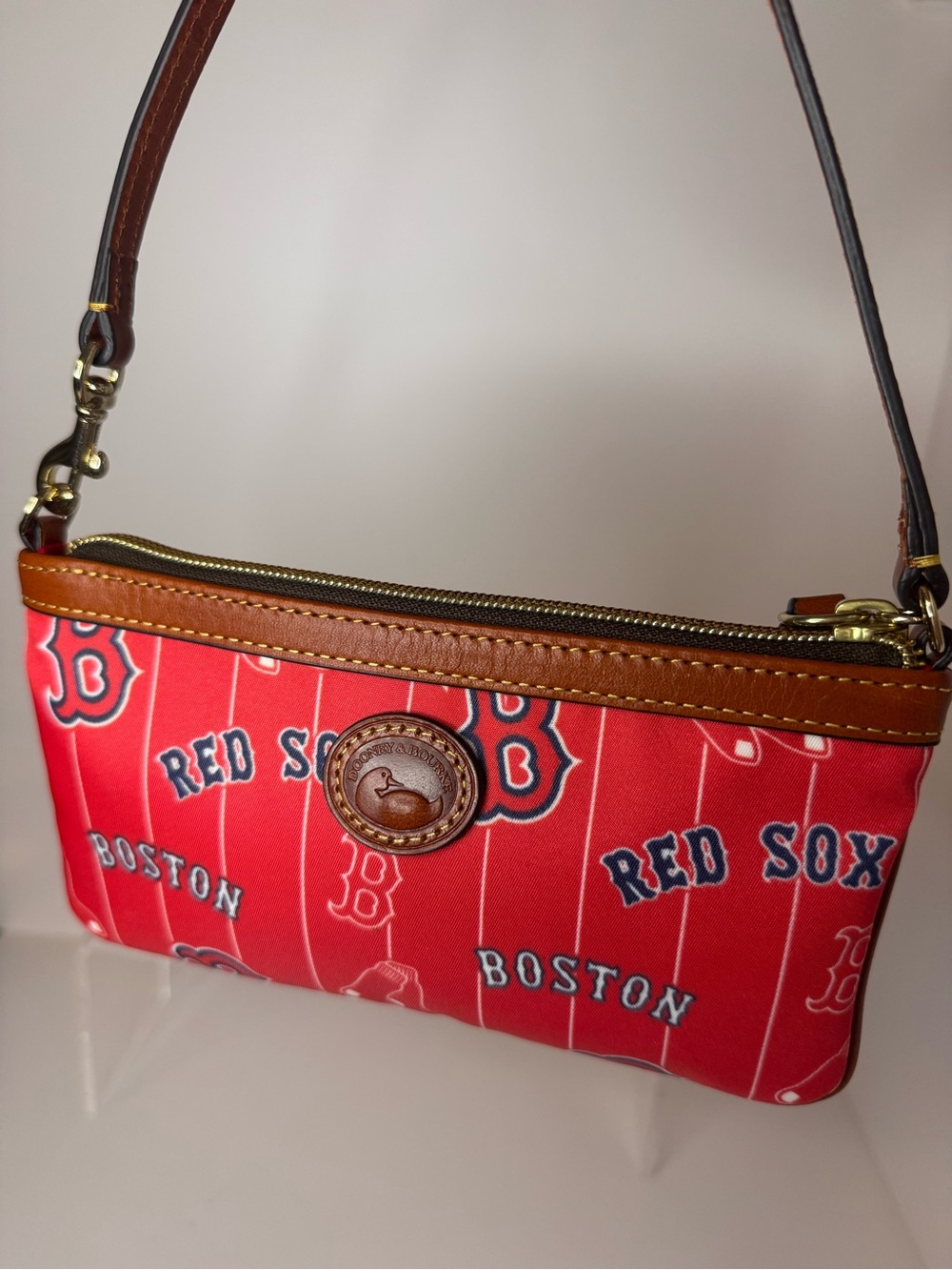 Dooney & Bourke and MLB Boston Red Sox 2018 World Series Champion Wristlet - Picture 4 of 14